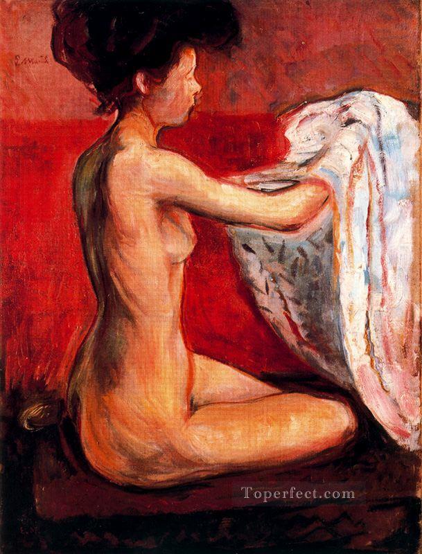 paris nude 1896 Edvard Munch Oil Paintings